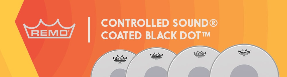 REMO CONTROLLED SOUND® COATED BLACK DOT™