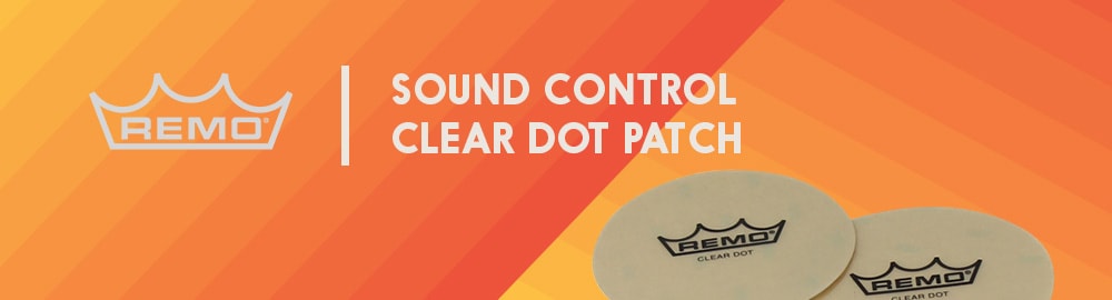 REMO SOUND CONTROL CLEAR DOT PATCH