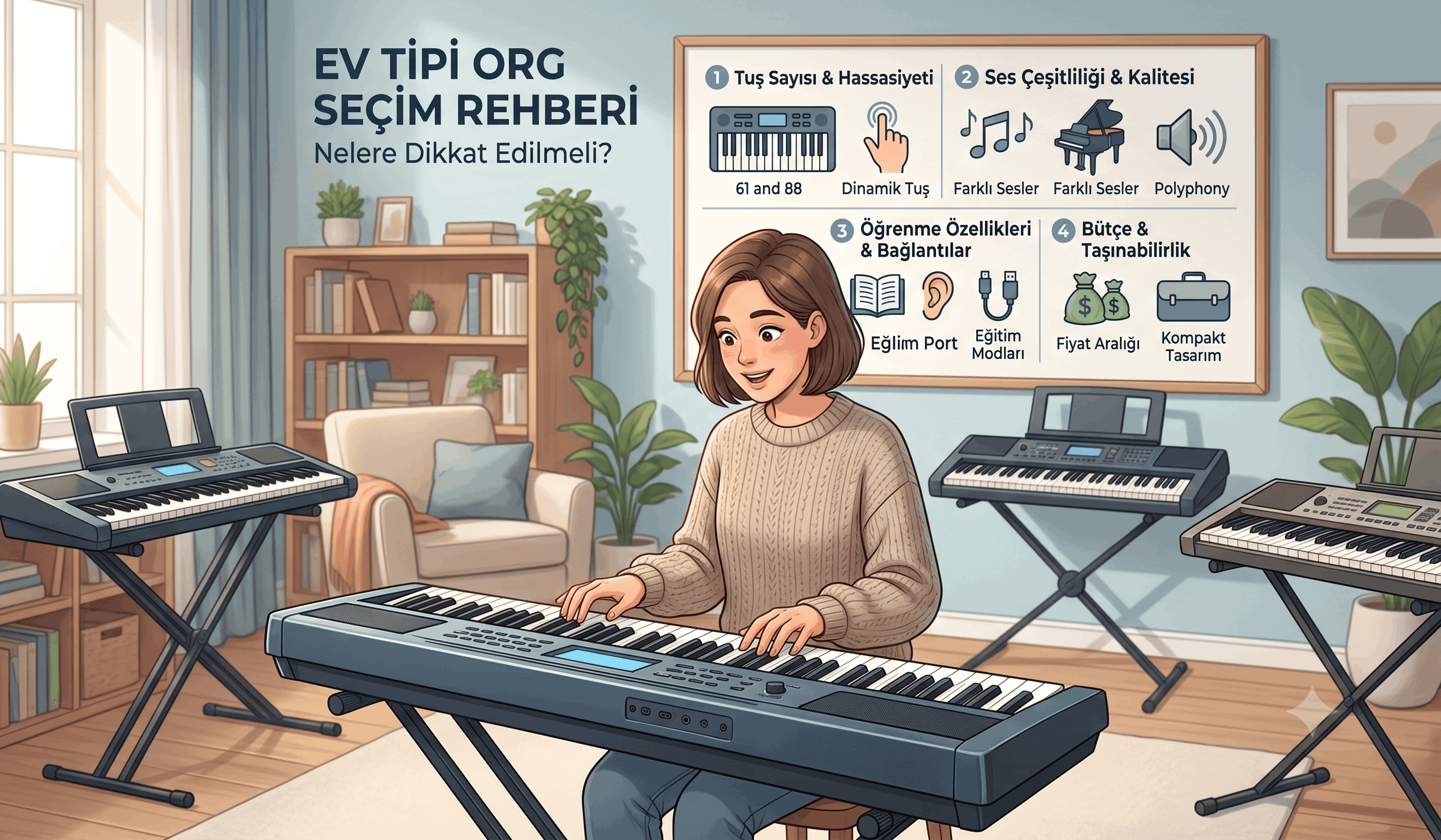 Org Alırken Nelere Dikkat Edilmeli? Ev Tipi Org Seçim Rehberi