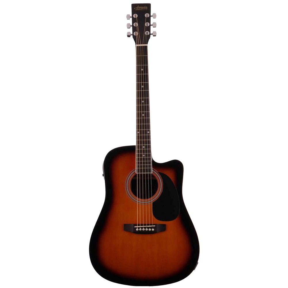 Accacia ACF-650N-SBC Sunburst Elektro Akustik Gitar