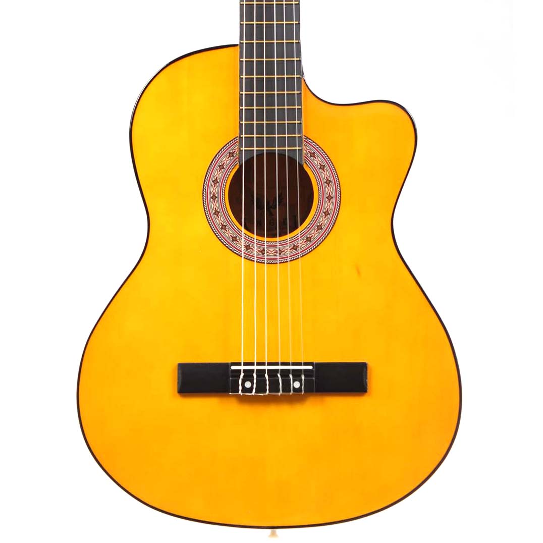 Angel ACG100C-N 4/4 Cutaway Naturel Klasik Gitar