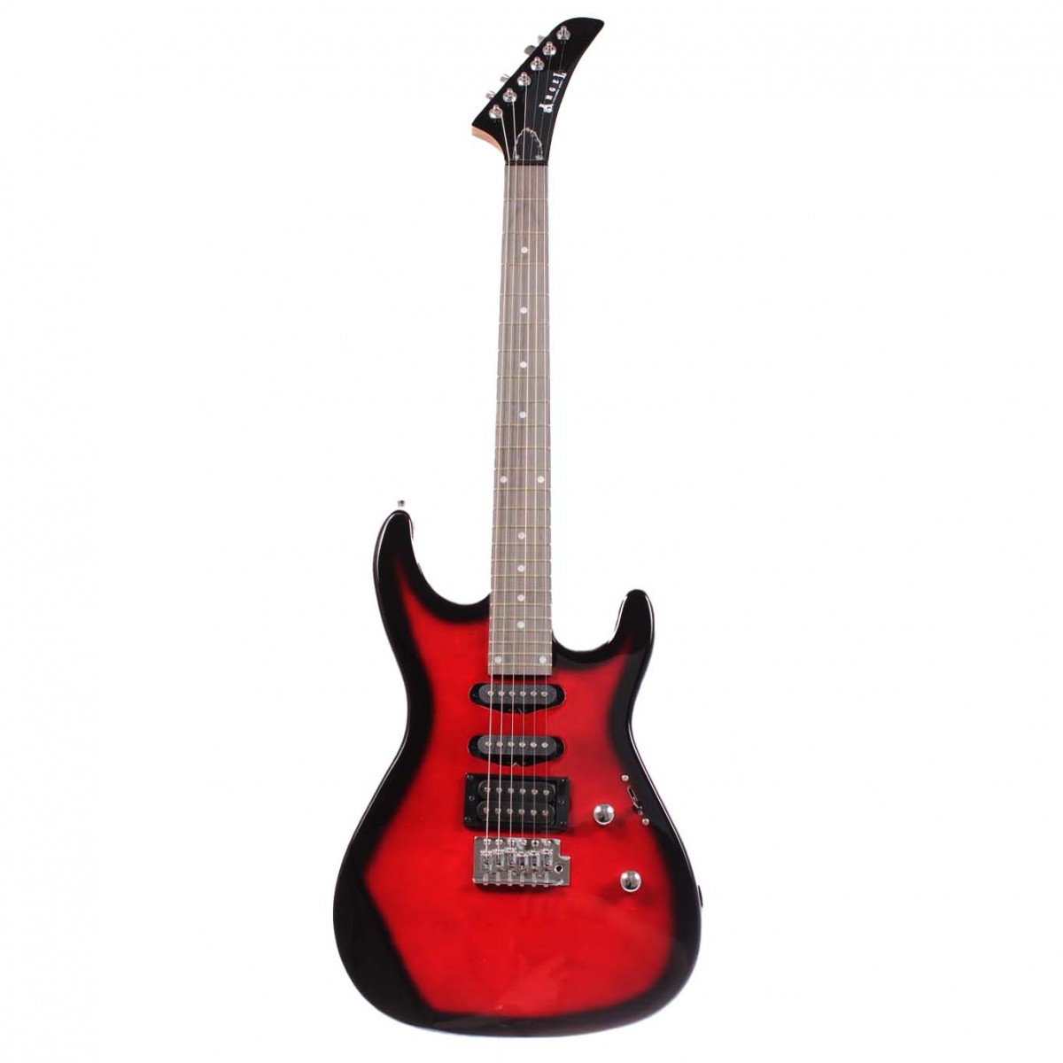 Angel AEG09-RD Transparent Wine Red Burst Elektro Gitar Angel AEG09-RD Transparent Wine Red Burst Elektro Gitar