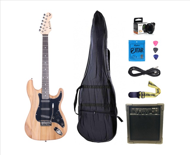 Angel AEG111-N-PK Elektro Gitar Seti Angel AEG111-N-PK Elektro Gitar Seti