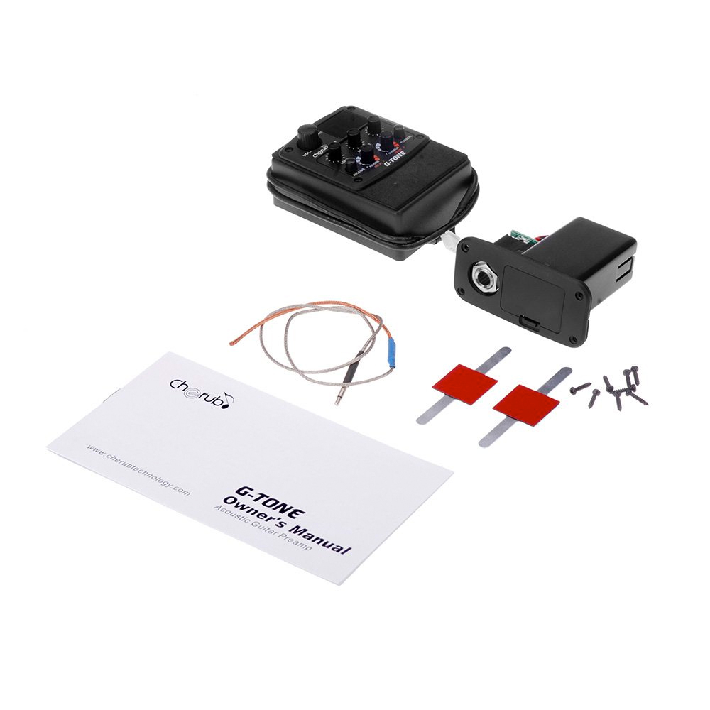 Cherub GT-4 Akustik Gitar Preamfi ve Tuner Cherub GT-4 Akustik Gitar Preamfi ve Tuner