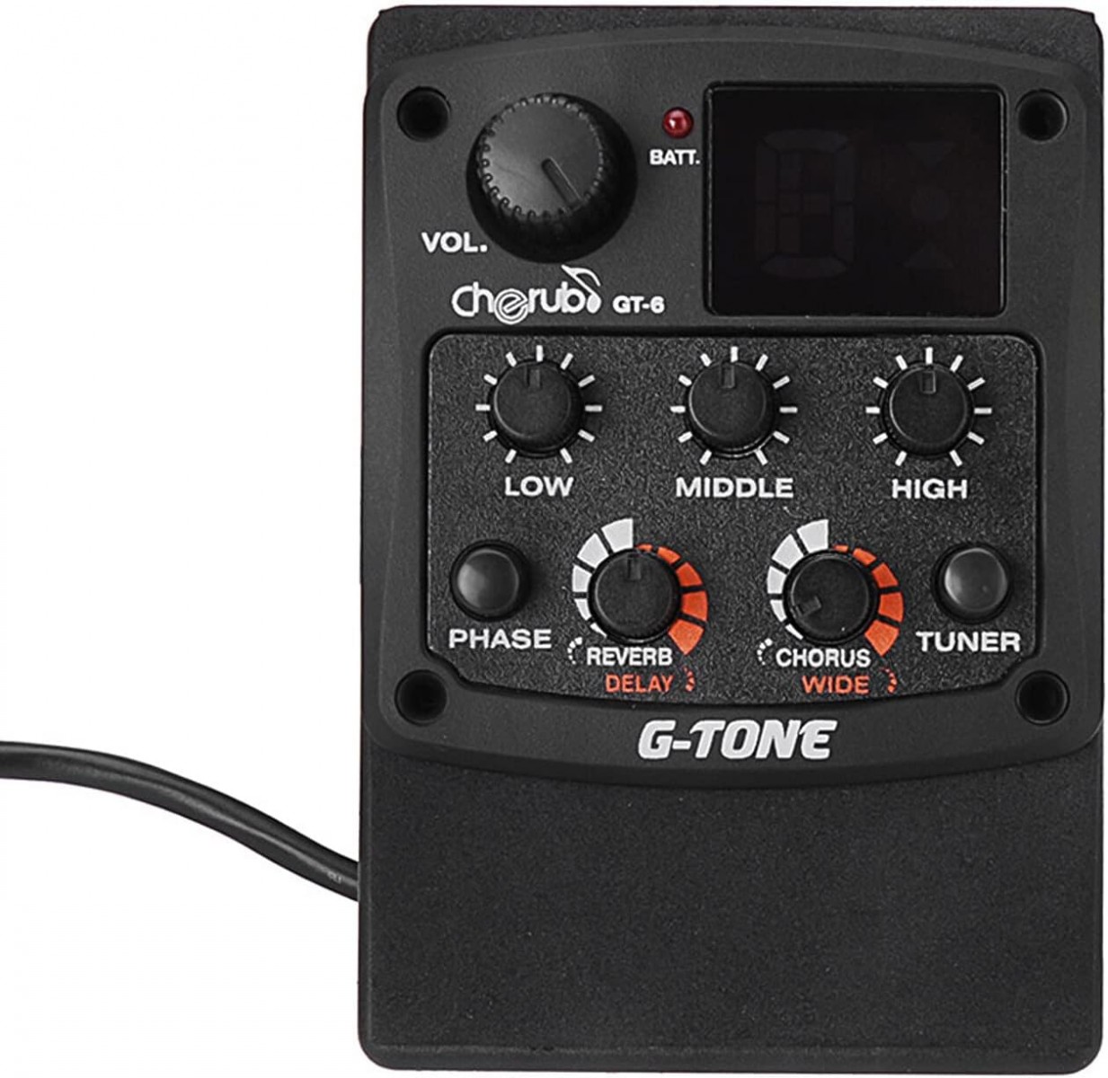 Cherub GT-6 Akustik Gitar Preamfi ve Tuner Cherub GT-6 Akustik Gitar Preamfi ve Tuner