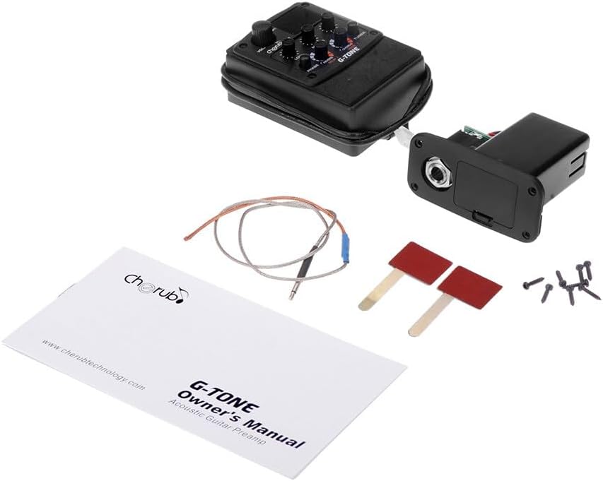 Cherub GT-6 Akustik Gitar Preamfi ve Tuner Cherub GT-6 Akustik Gitar Preamfi ve Tuner
