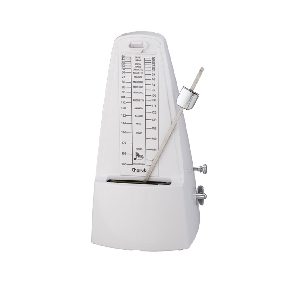 Cherub WSM-305 Beyaz Mekanik Metronom Cherub WSM-305 Beyaz Mekanik Metronom