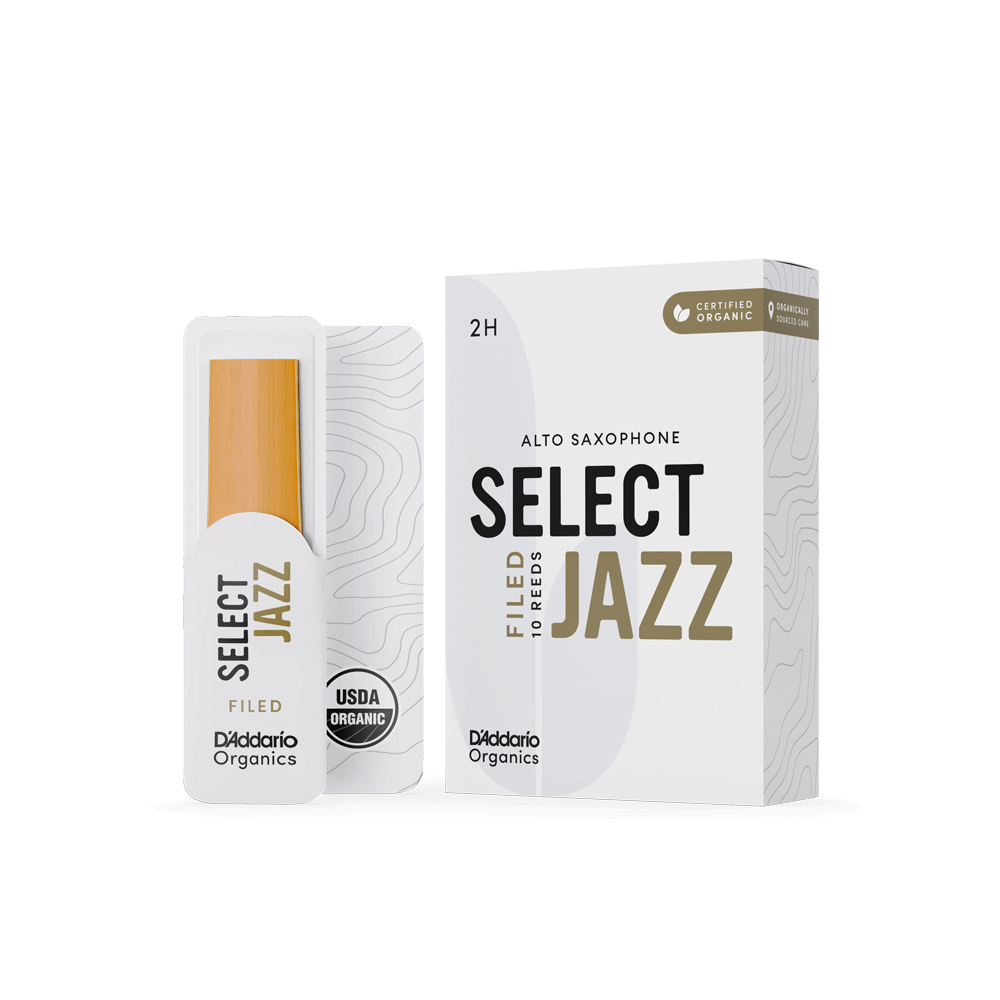 D'Addario Woodwinds Organic Select Jazz Alto Saksafon Kamışı No:2 Hard