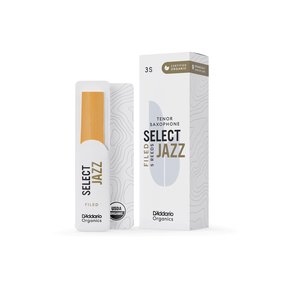 D'Addario Woodwinds Organic Select Jazz Tenor Saksafon Kamışı No:3 Soft D'Addario Woodwinds Organic Select Jazz Tenor Saksafon Kamışı No:3 Soft