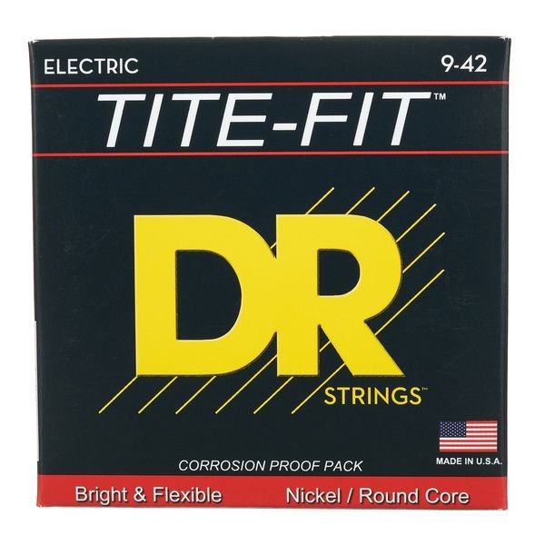DR LT-9 Tite-Fit Elektro Gitar Teli (Light 9-42) DR LT-9 Tite-Fit Elektro Gitar Teli (Light 9-42)