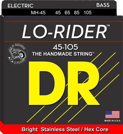 DR MH-45 Lo-Rider 4 Tellİ Bas Gitar Teli (Medium 45-105)