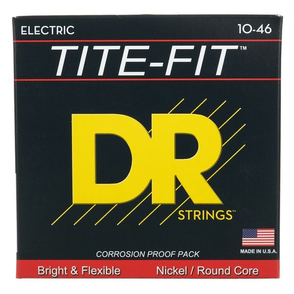 DR MT-10 Tite-Fit Elektro Gitar Teli (Medium 10-46) DR MT-10 Tite-Fit Elektro Gitar Teli (Medium 10-46)
