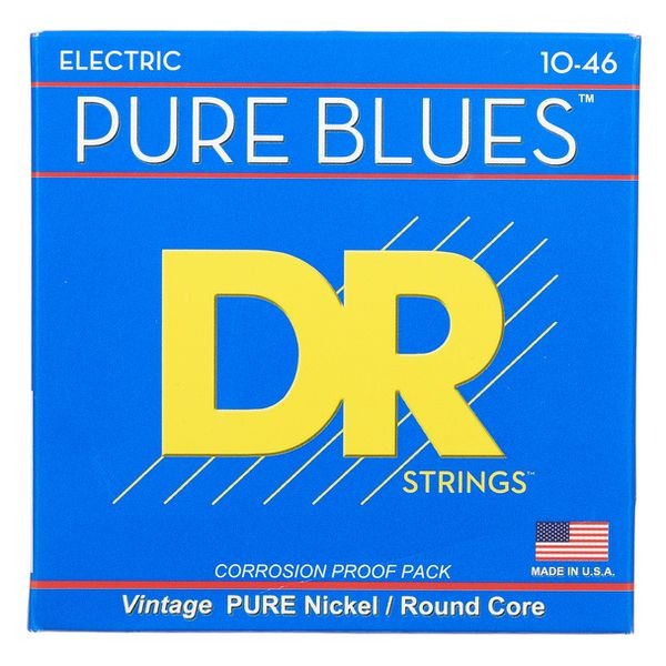 DR PHR-10 Pure Blues Elektro Gitar Teli (Medium 10-46) DR PHR-10 Pure Blues Elektro Gitar Teli (Medium 10-46)