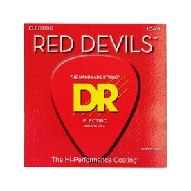 DR RDE-10 Red Devils Kırmızı Elektro Gitar Teli (Medium 10-46) DR RDE-10 Red Devils Kırmızı Elektro Gitar Teli (Medium 10-46)