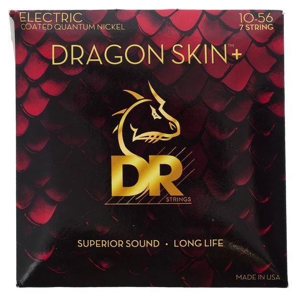 DR Dragon Skin+ DEQ7-10 Coated 7 Telli Elektro Gitar Teli DR Dragon Skin+ DEQ7-10 Coated 7 Telli Elektro Gitar Teli