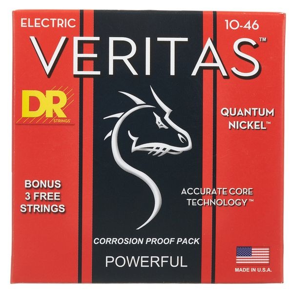 DR VTE-10 Veritas Elektro Gitar Teli (Medium 10-46) DR VTE-10 Veritas Elektro Gitar Teli (Medium 10-46)