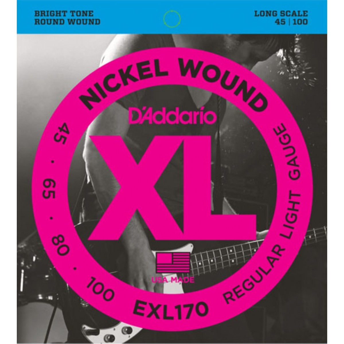 Daddario EXL170 4 Telli Bas Gitar Teli (45-100) Daddario EXL170 4 Telli Bas Gitar Teli (45-100)
