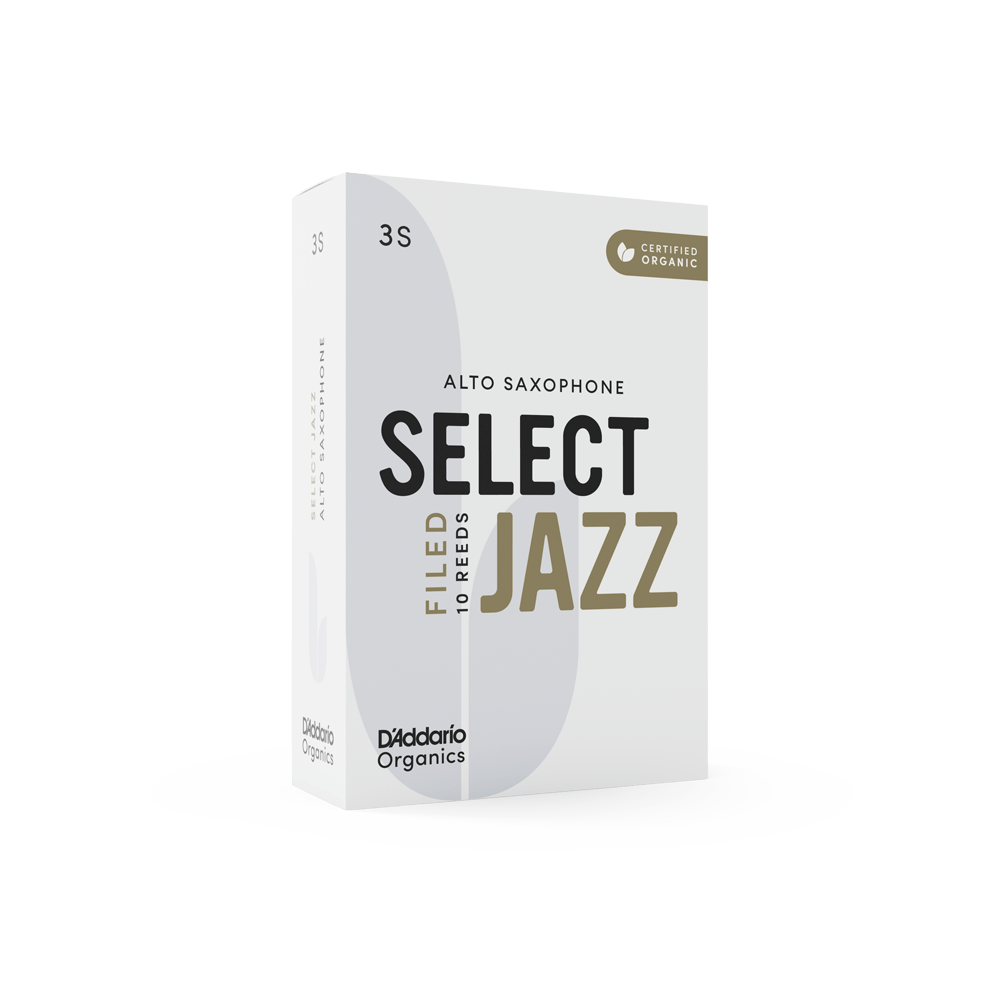 D'addario Woodwinds Organic Select Jazz Unfiled Alto Saksafon Kamışı - 3 Soft (10'lu Kutu) D'addario Woodwinds Organic Select Jazz Unfiled Alto Saksafon Kamışı - 3 Soft (10'lu Kutu)