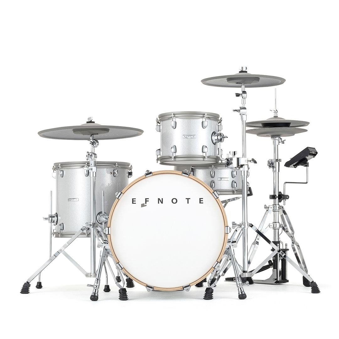 EFNOTE 7 Dijital Davul Seti - White Sparkle