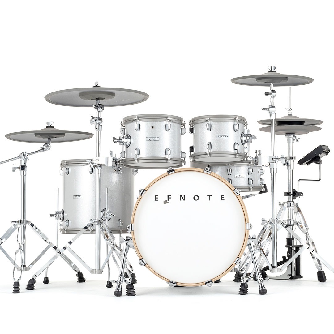 EFNOTE 7 Dijital Davul Seti - White Sparkle