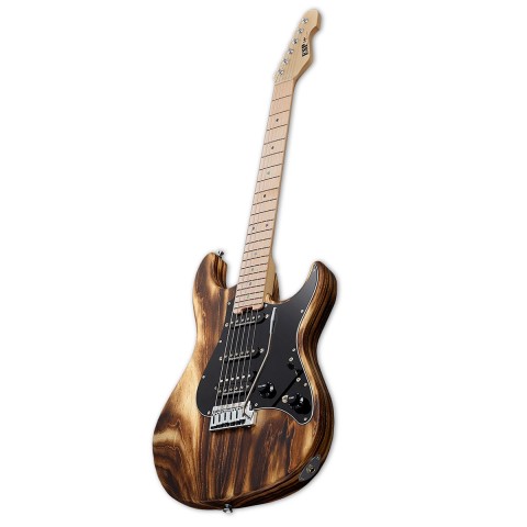 ESP Custom Snapper CTM Drift Wood Burner Satin Elektro Gitar ESP Custom Snapper CTM Drift Wood Burner Satin Elektro Gitar