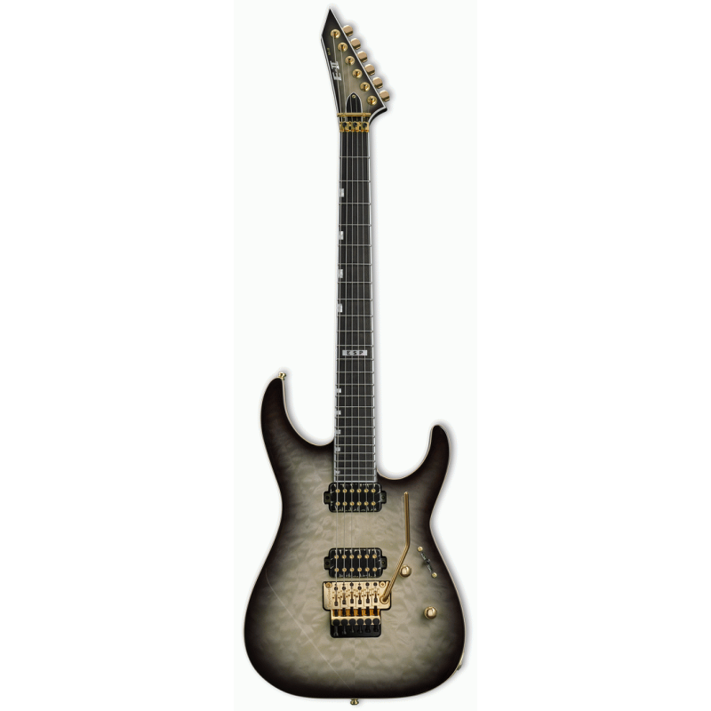ESP E-II M-II QM Black Natural Burst Elektro Gitar