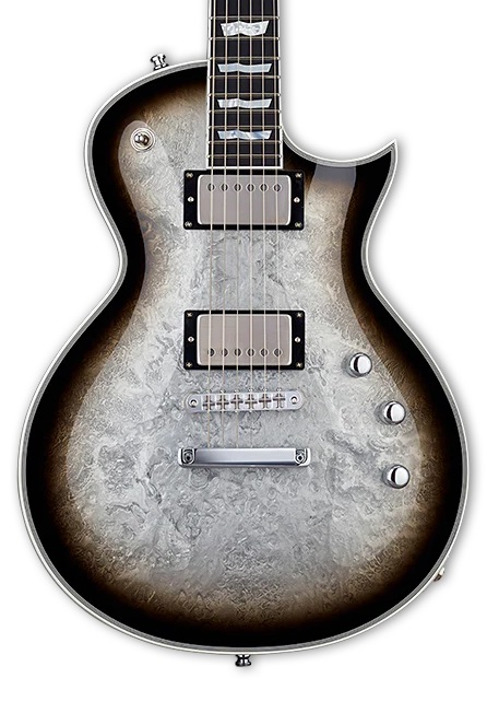 ESP Eclipse Custom Silver Liquid Metal Burst Elektro Gitar
