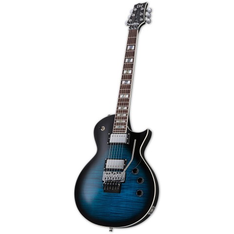 ESP LTD AS-1FR Black Aqua Sunburst Alex Skolnick Signature Elektro Gitar