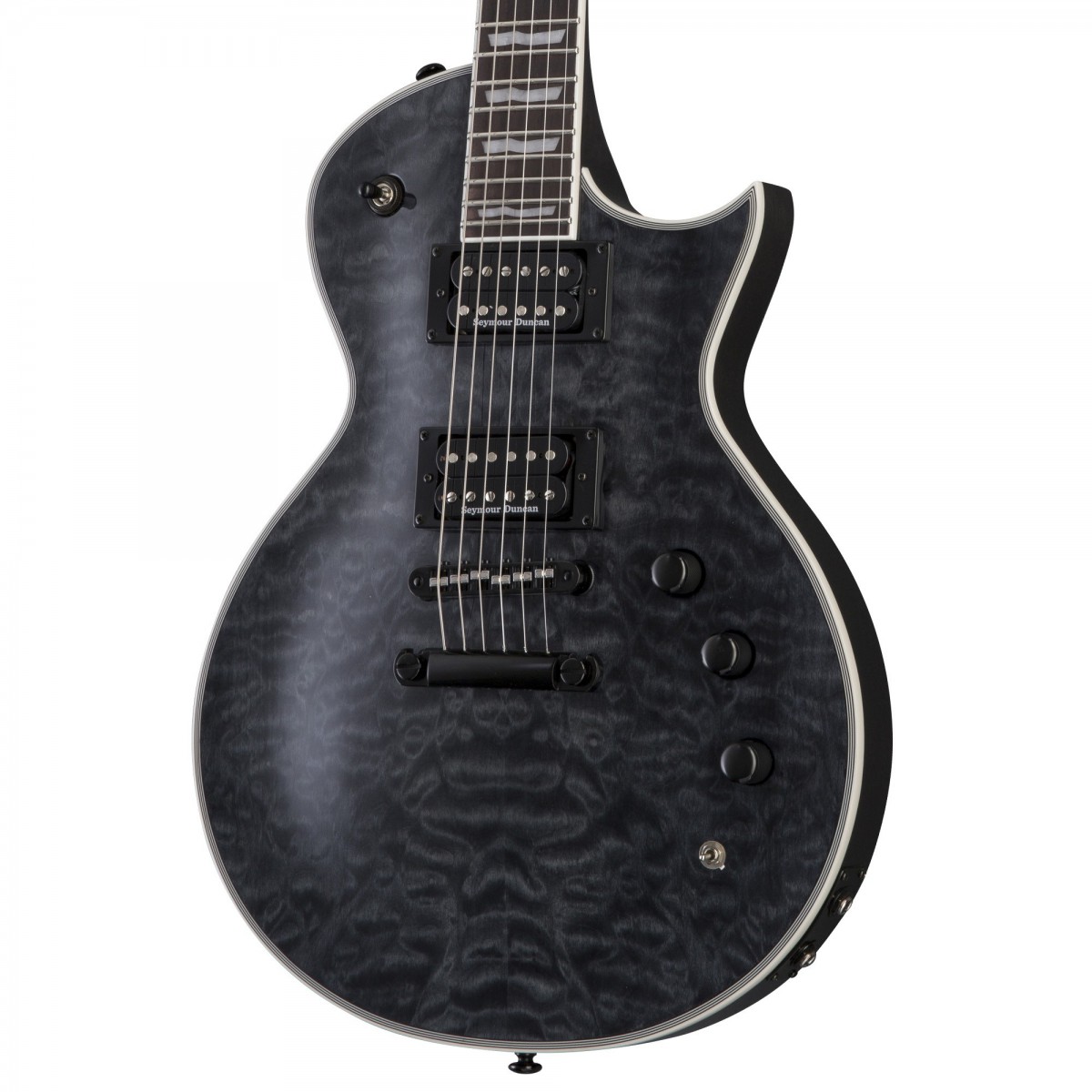 ESP LTD EC-1000 Piezo See Thru Black Elektro Gitar
