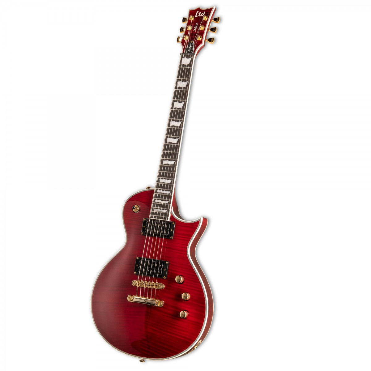 ESP LTD EC-1000T CTM See Thru Black Cherry Elektro Gitar