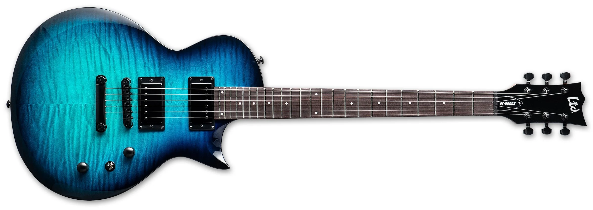 ESP LTD EC-200DX Blue Burst Elektro Gitar ESP LTD EC-200DX Blue Burst Elektro Gitar