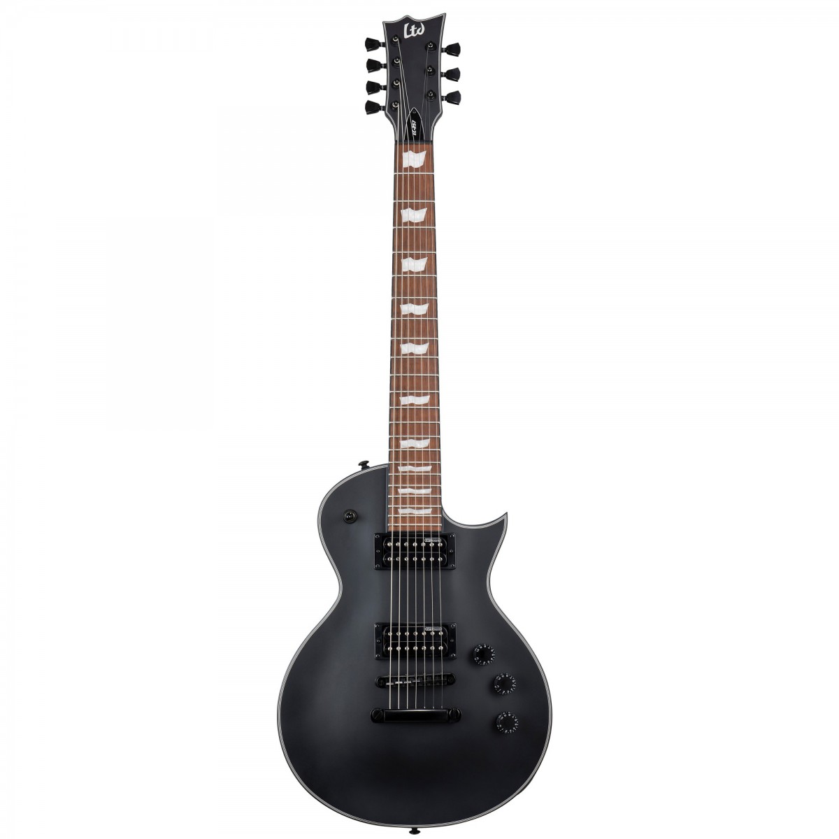 ESP LTD EC-257 Black Satin Elektro Gitar - 7 Telli ESP LTD EC-257 Black Satin Elektro Gitar - 7 Telli