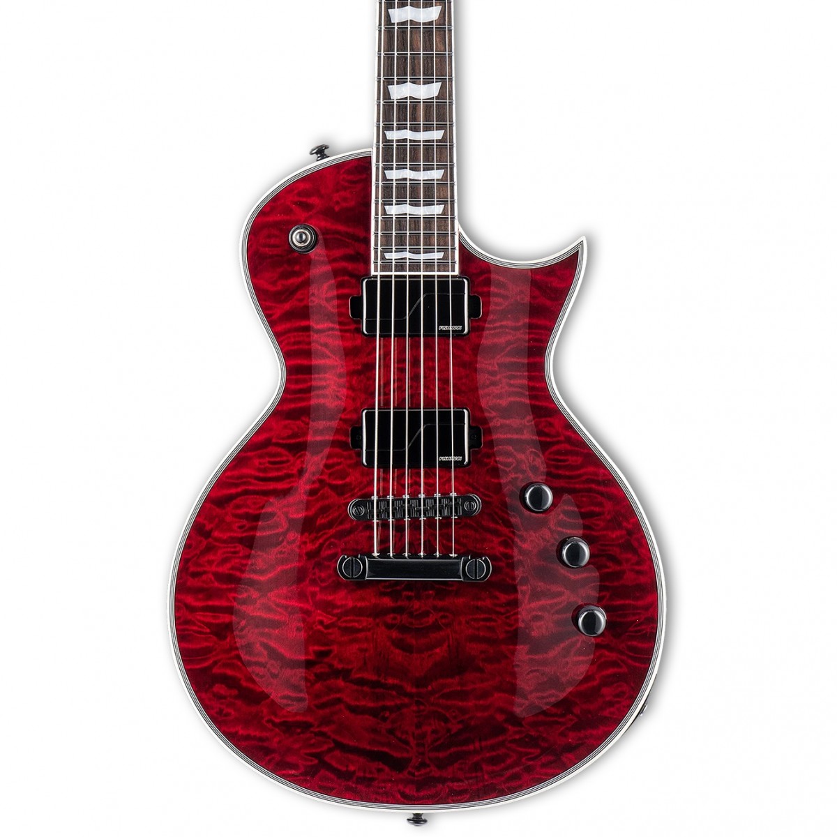 ESP LTD EC‑1000 See Thru Black Cherry Elektro Gitar ESP LTD EC‑1000 See Thru Black Cherry Elektro Gitar