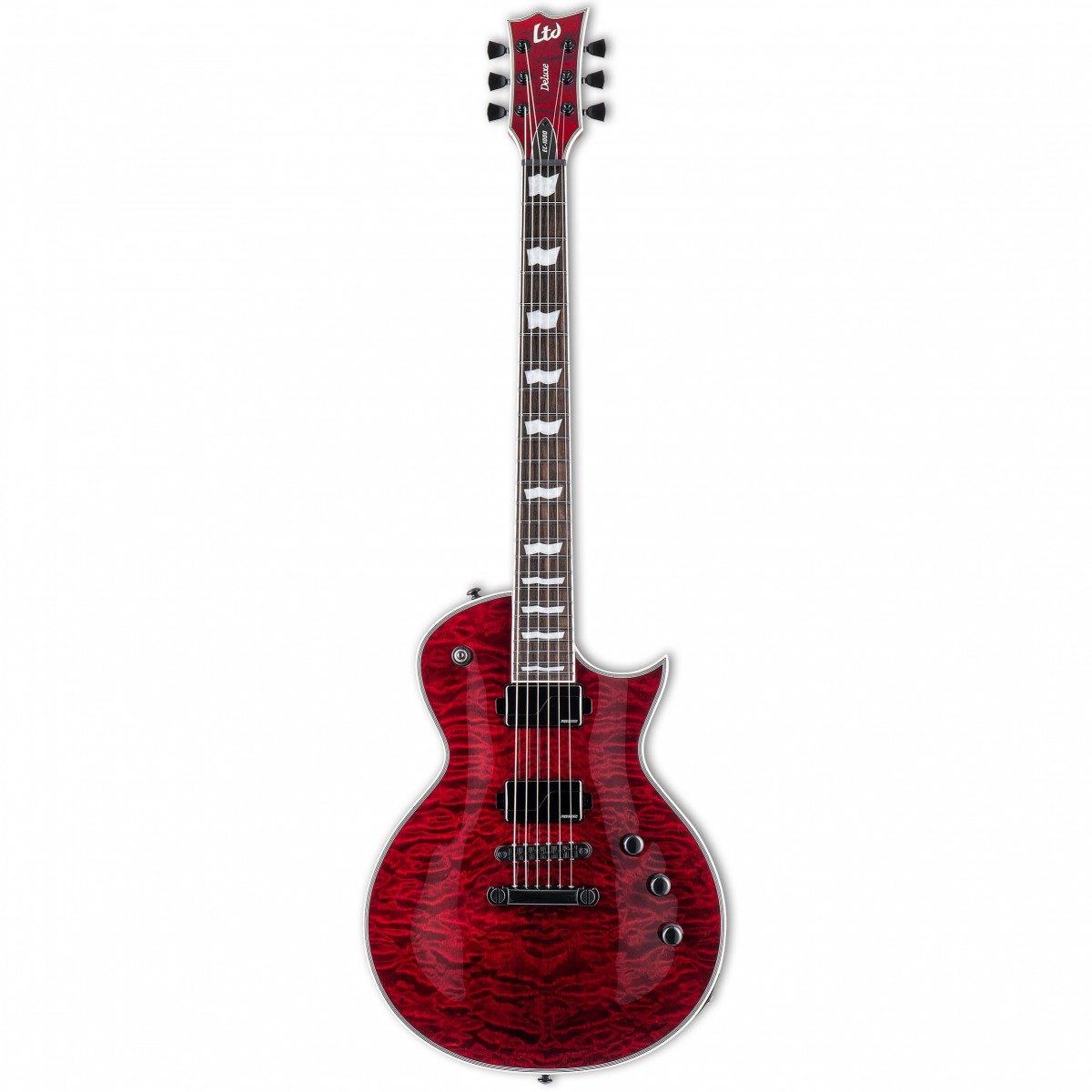 ESP LTD EC‑1000 See Thru Black Cherry Elektro Gitar ESP LTD EC‑1000 See Thru Black Cherry Elektro Gitar