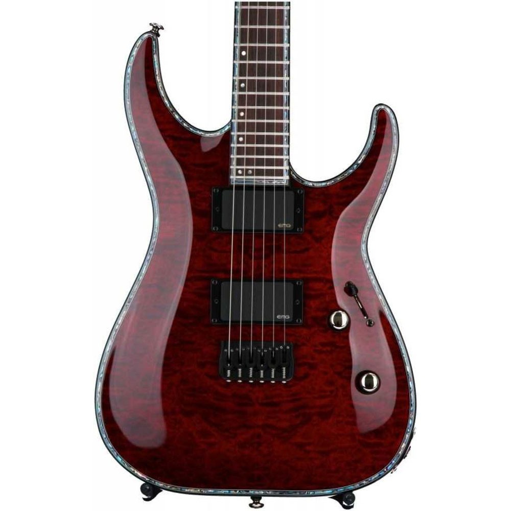 ESP LTD H 1000 QM See Thru Black Cherry Elektro Gitar