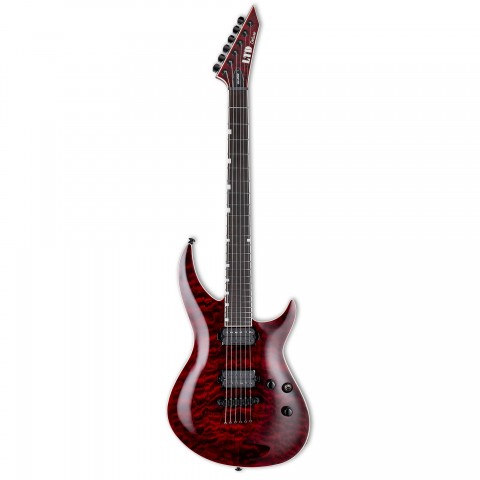 ESP LTD H-3 1000 QM See Thru Black Cherry Elektro Gitar ESP LTD H-3 1000 QM See Thru Black Cherry Elektro Gitar