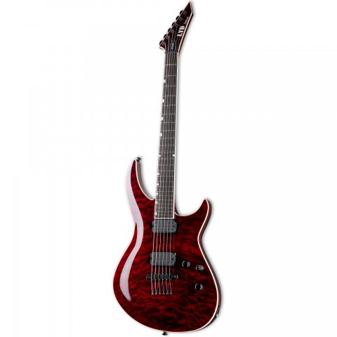 ESP LTD H-3 1000 QM See Thru Black Cherry Elektro Gitar ESP LTD H-3 1000 QM See Thru Black Cherry Elektro Gitar