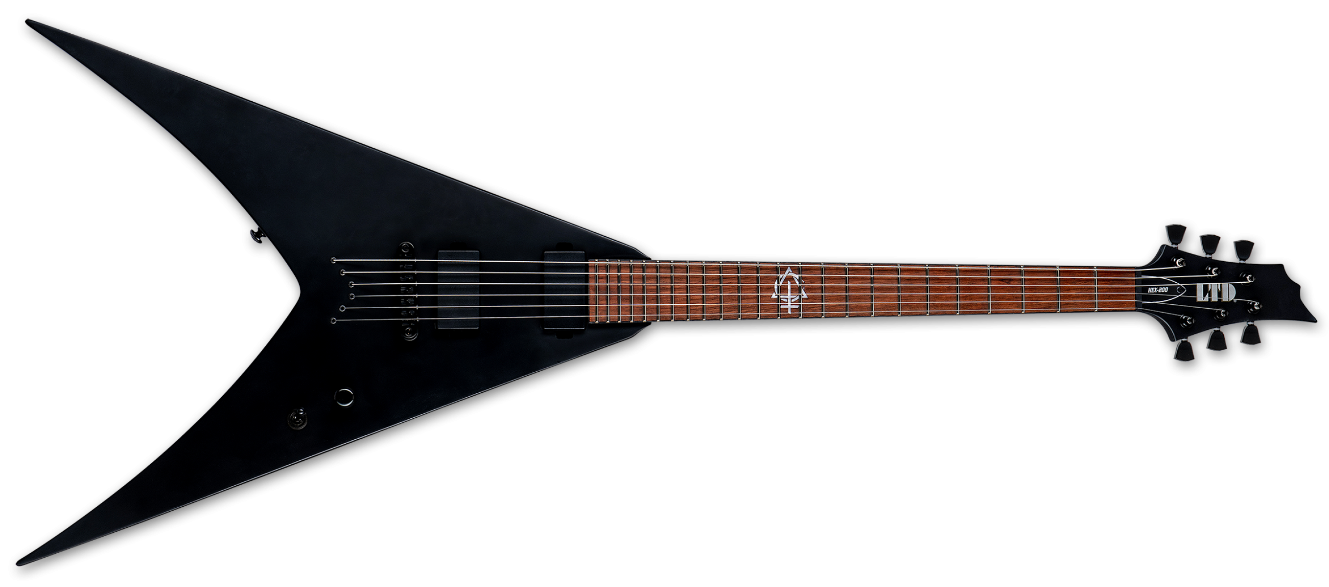 ESP LTD HEX-200 Blks Nergal Signature Elektro Gitar ESP LTD HEX-200 Blks Nergal Signature Elektro Gitar