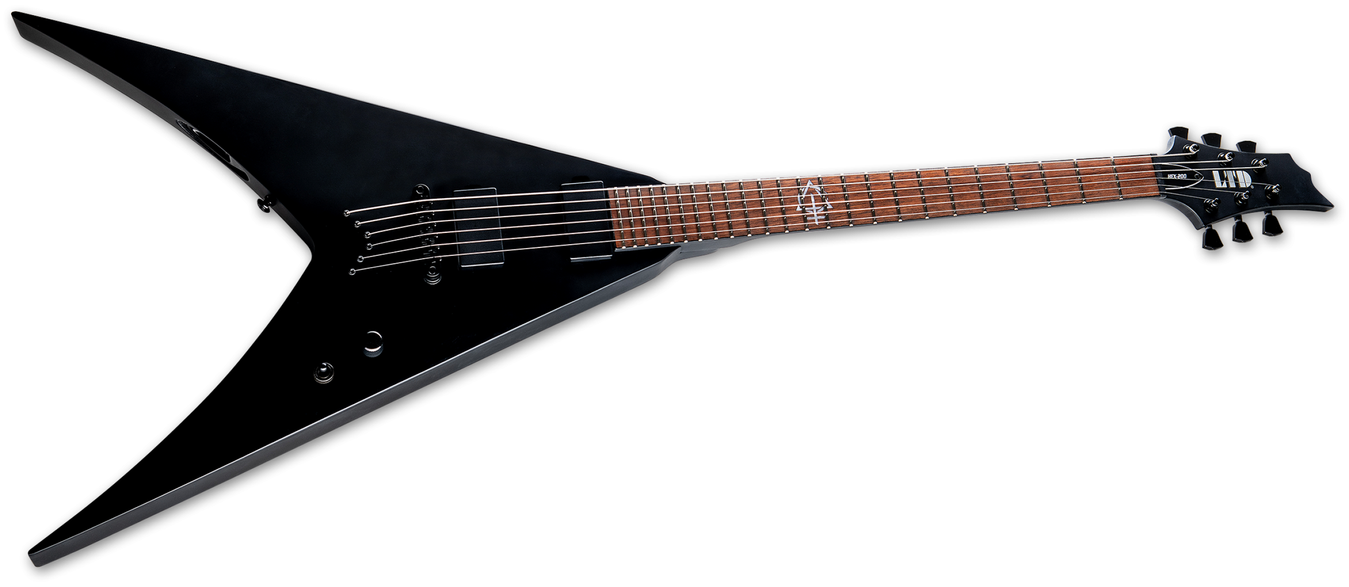 ESP LTD HEX-200 Blks Nergal Signature Elektro Gitar ESP LTD HEX-200 Blks Nergal Signature Elektro Gitar