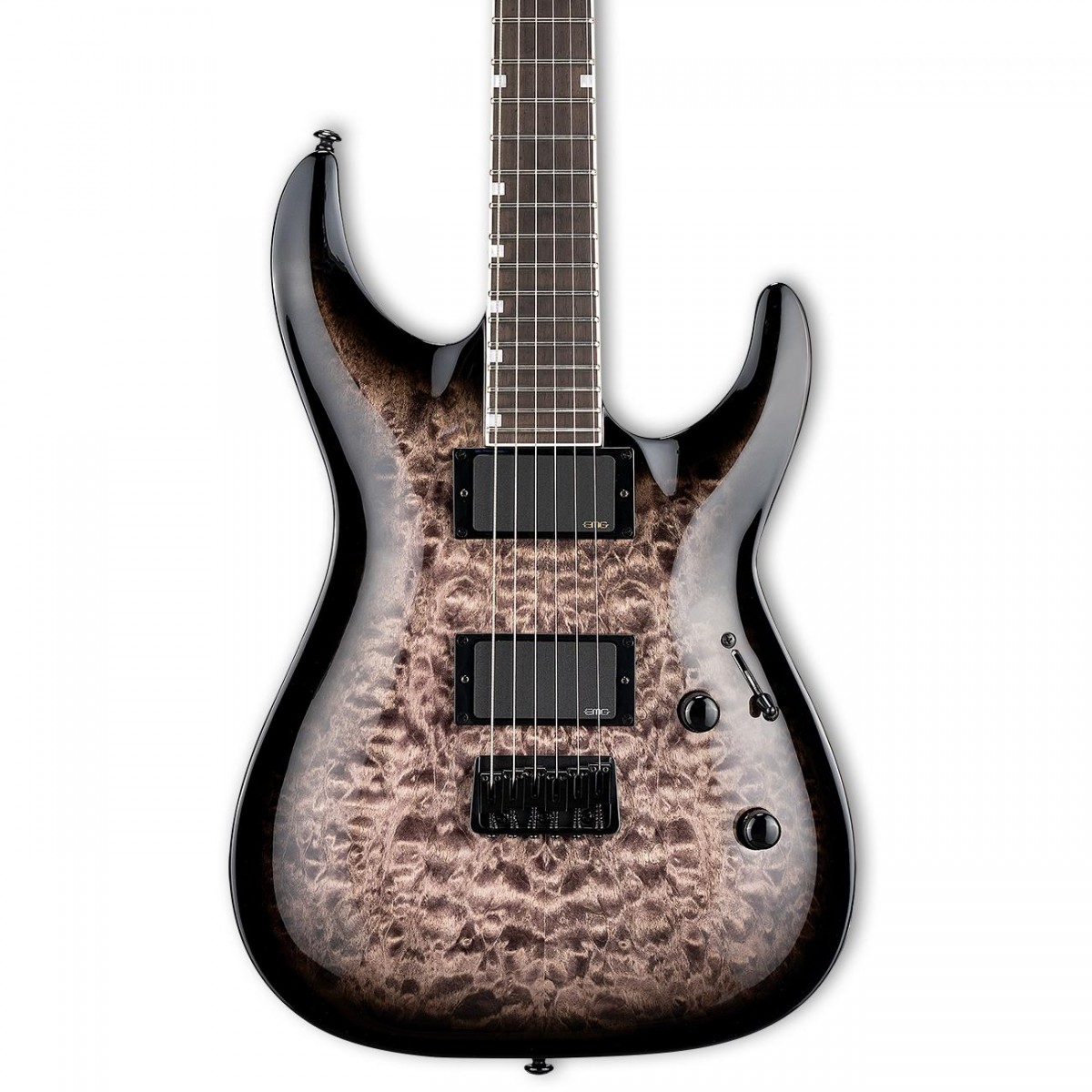 ESP LTD LMH400HTQMSTBLKSB MH-400 See Thru Black Sunburst Elektro Gitar