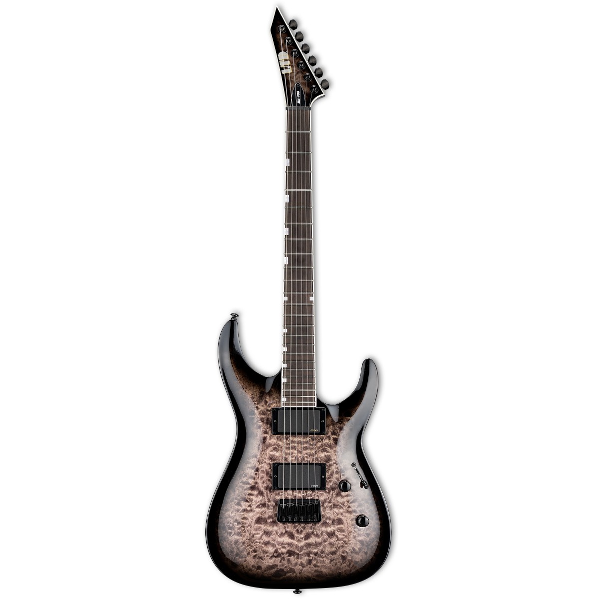 ESP LTD LMH400HTQMSTBLKSB MH-400 See Thru Black Sunburst Elektro Gitar ESP LTD LMH400HTQMSTBLKSB MH-400 See Thru Black Sunburst Elektro Gitar