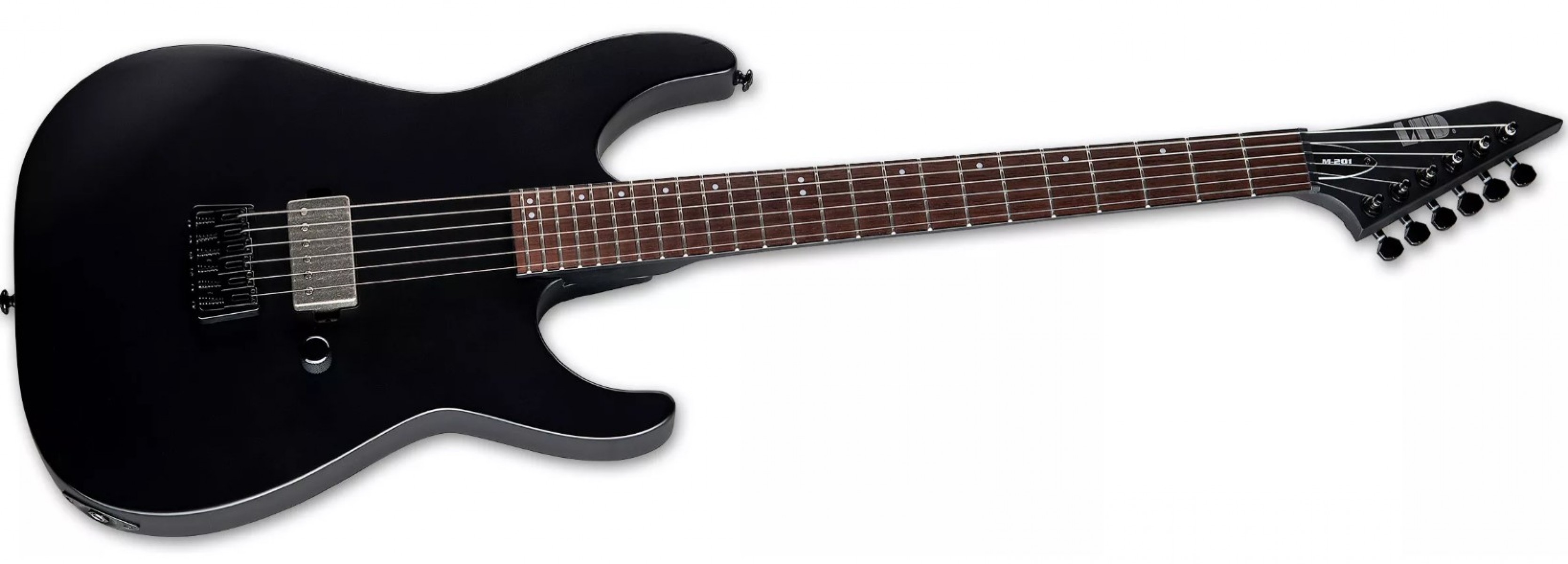 ESP LTD M-201 Black Satin Elektro Gitar ESP LTD M-201 Black Satin Elektro Gitar