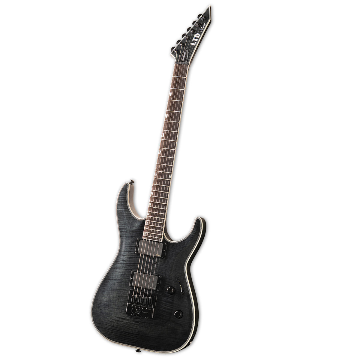 ESP LTD MH-1000 Evertune See Thru Black Elektro Gitar ESP LTD MH-1000 Evertune See Thru Black Elektro Gitar