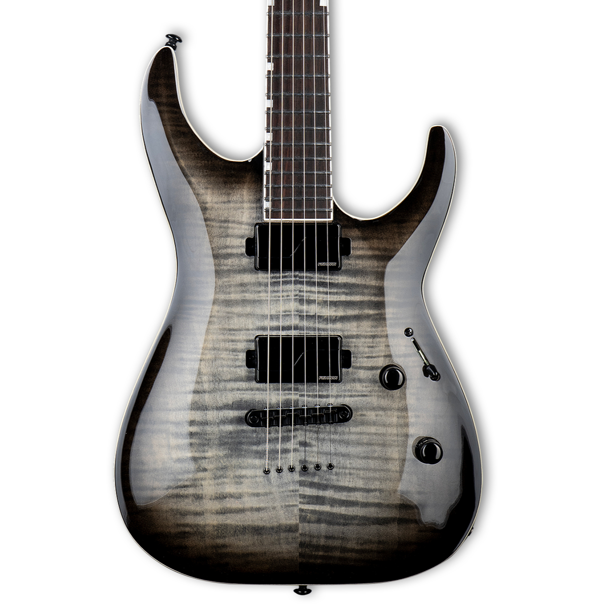ESP LTD MH-1000NT Charcoal Burst Elektro Gitar ESP LTD MH-1000NT Charcoal Burst Elektro Gitar