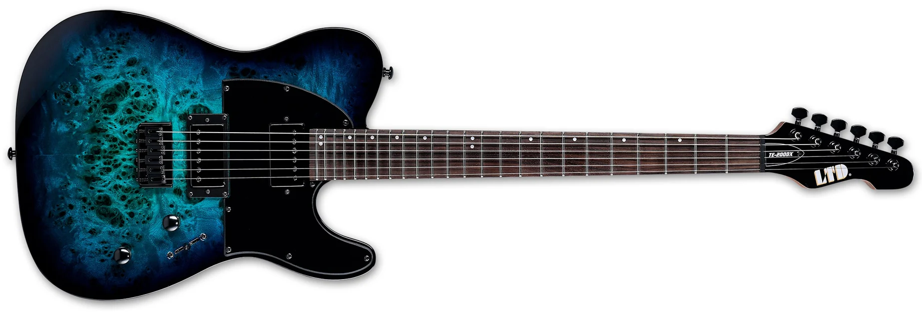 ESP LTD TE-200DX Blue Burst Elektro Gitar ESP LTD TE-200DX Blue Burst Elektro Gitar