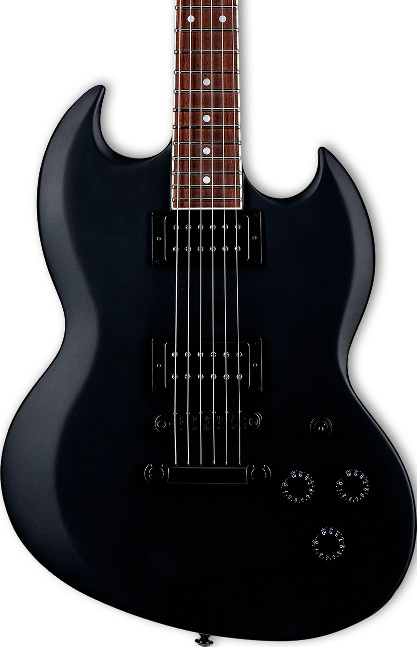 ESP LTD VOLSUNG-200 BLKS Lars Frederiksen Signature Elektro Gitar