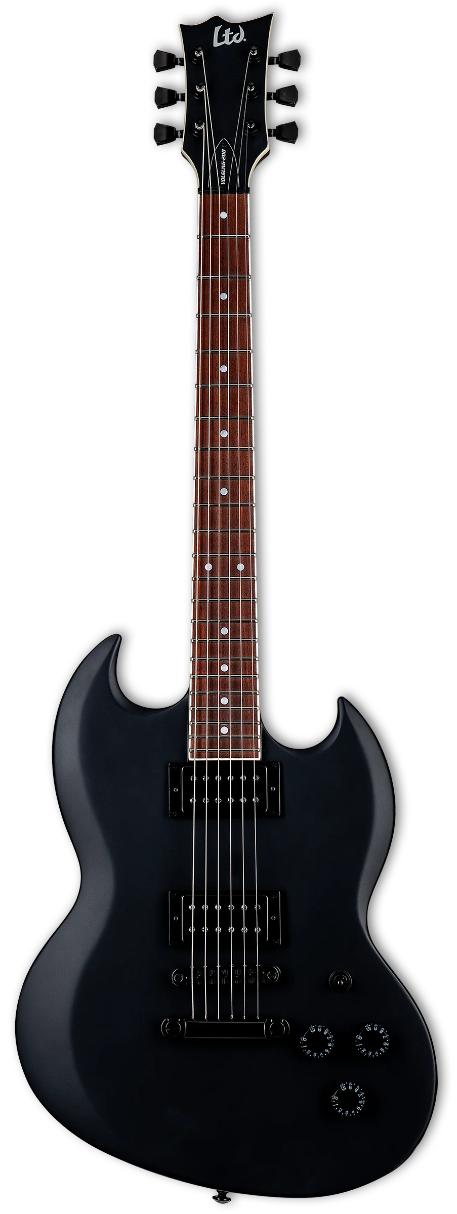 ESP LTD VOLSUNG-200 BLKS Lars Frederiksen Signature Elektro Gitar