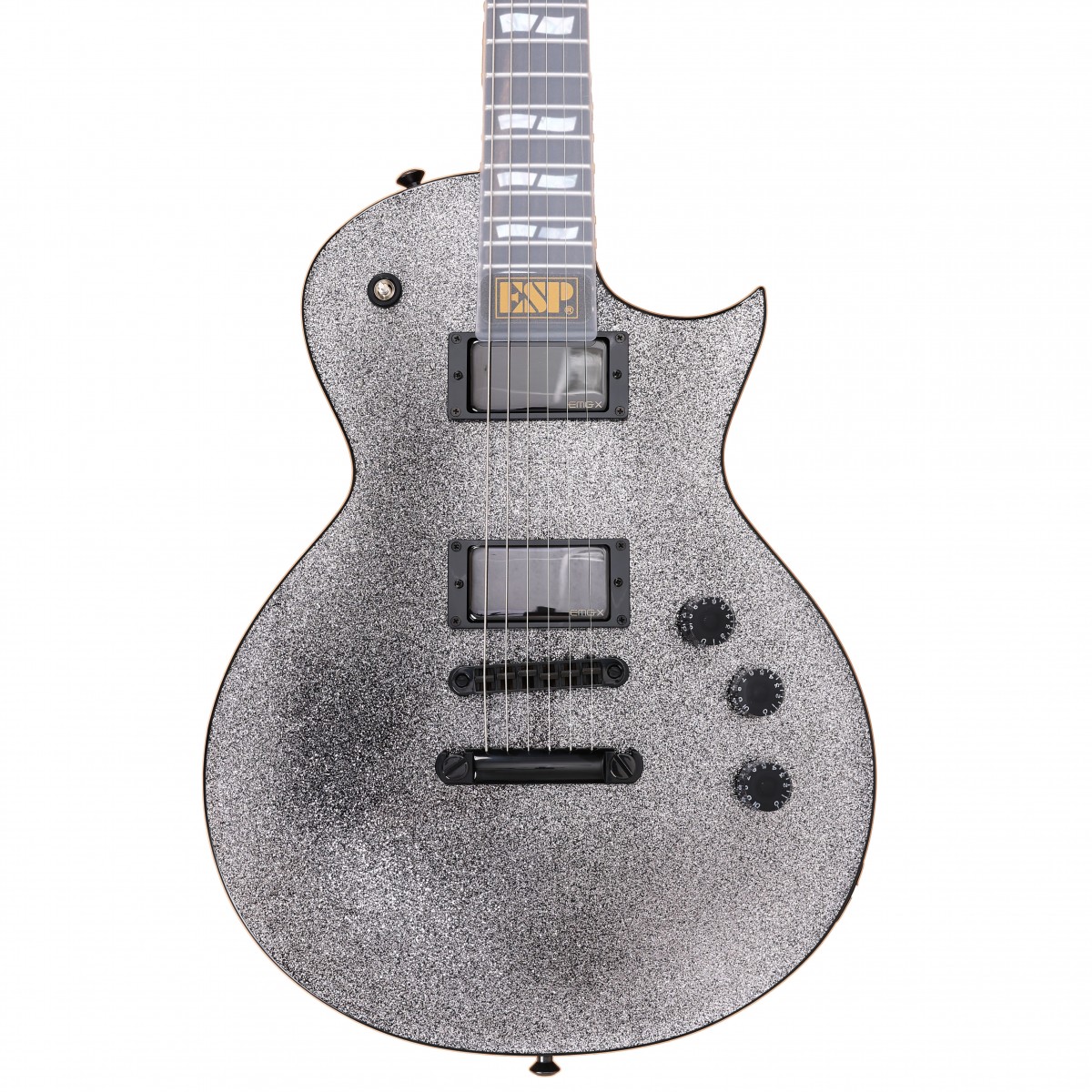 ESP USA Custom Eclipse BH Black Sparkle Elektro Gitar ESP USA Custom Eclipse BH Black Sparkle Elektro Gitar