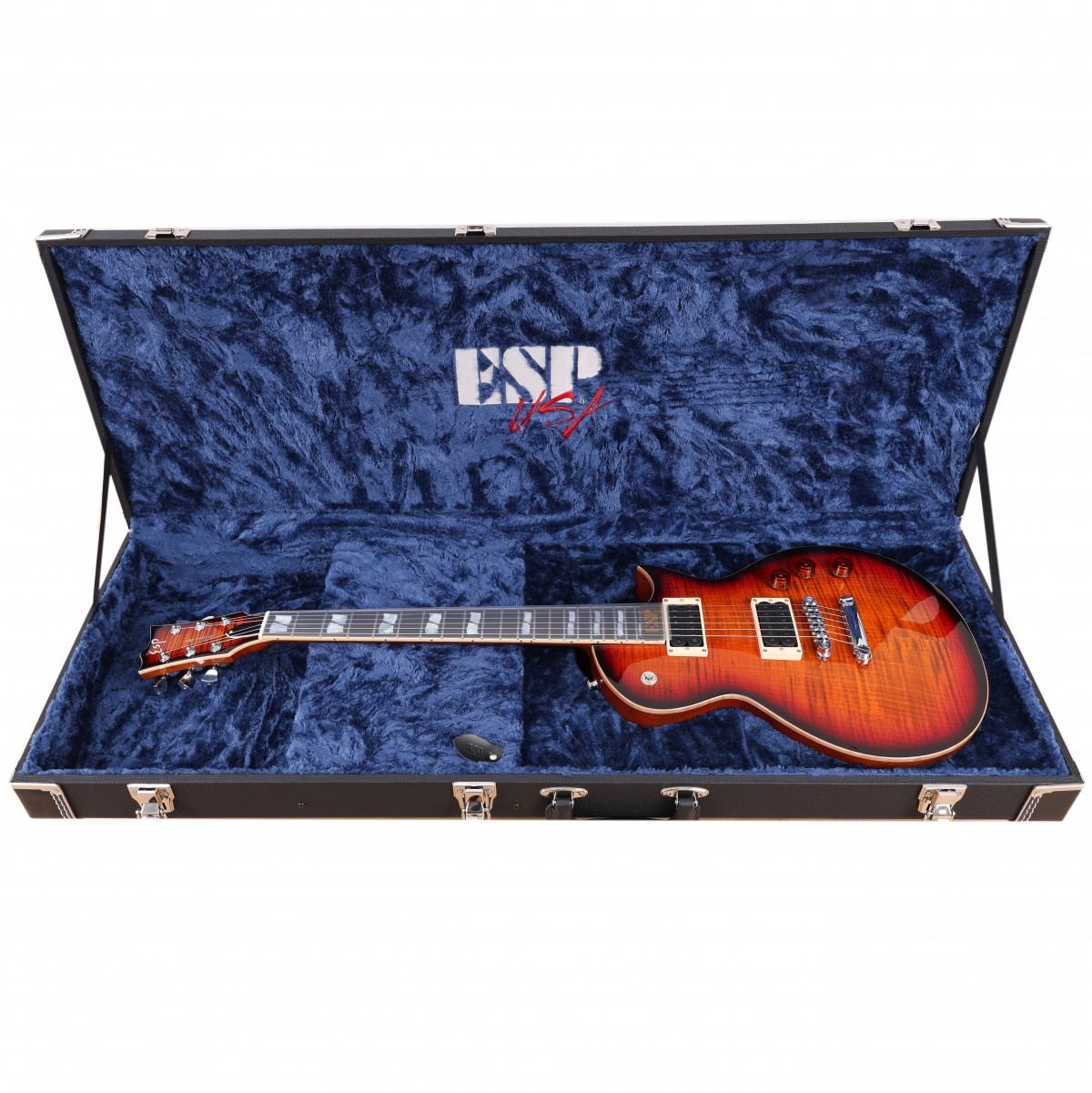 ESP USA Custom Eclipse FM CH Tiger Eye Sunburst Elektro Gitar ESP USA Custom Eclipse FM CH Tiger Eye Sunburst Elektro Gitar