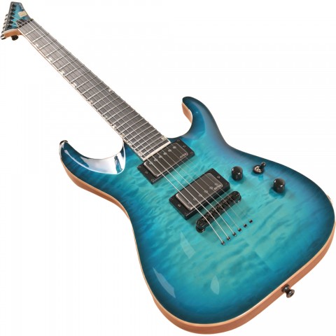 ESP USA Custom Horizon II Quilted Maple Aqua Marine Sunburst Elektro Gitar